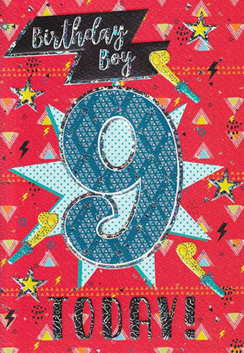 Picture of 9 TODAY BIRTHDAY CARD